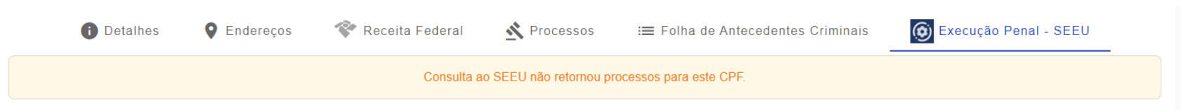 Figura 36 -  Pessoa sem processos de execução penal