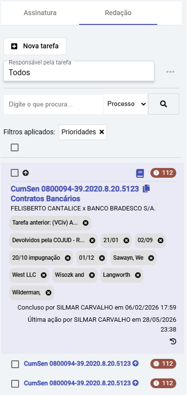 Aba Redação