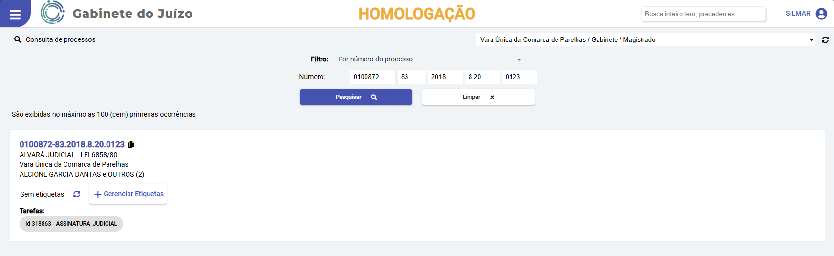 Consultar Processos