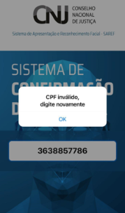 CPF Inválido