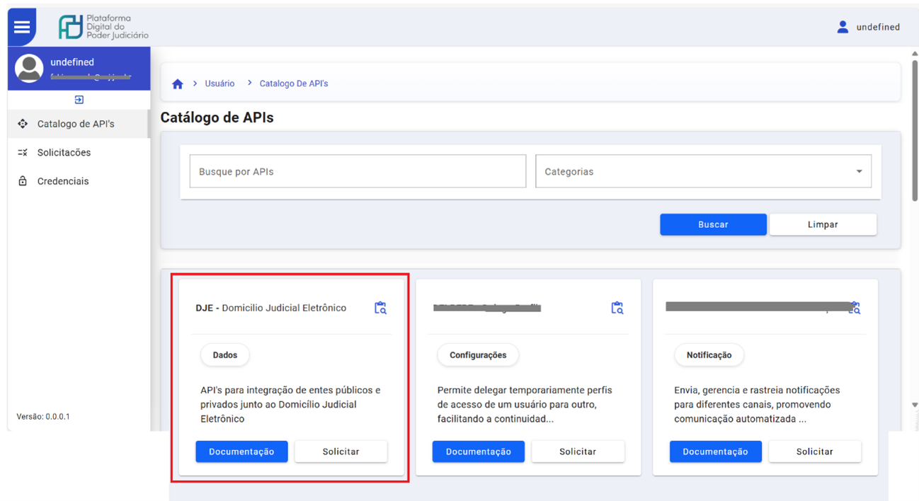 Após a leitura do termo de uso, o usuário dará o aceite no campo “Li e estou de acordo com o Termo de Uso e Política de Privacidade” e clicará no botão “Aceitar”.