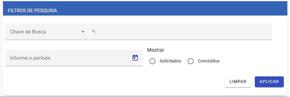 Filtros Dossiê Previdenciário