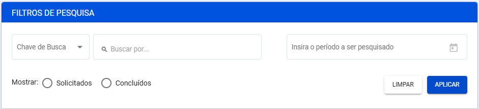 Filtros Dossiê Previdenciário