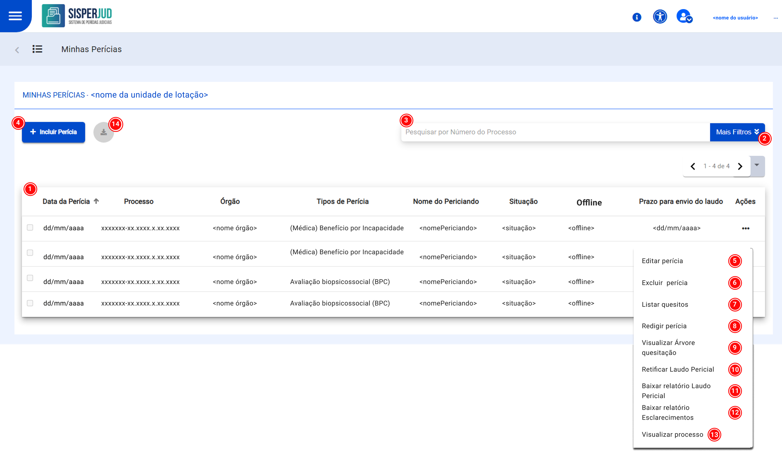 Pagina incial Sisperjud