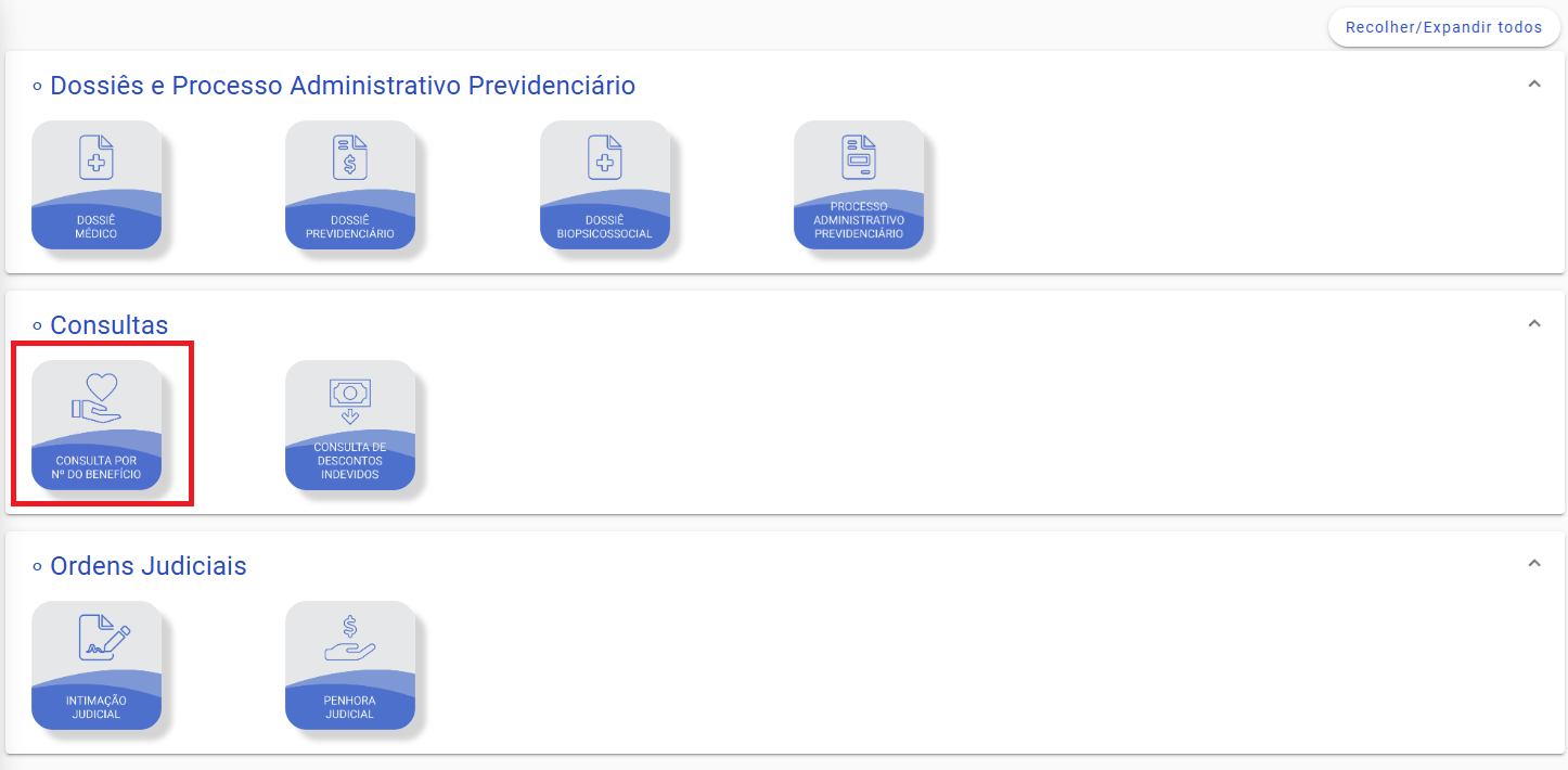 Página inicial Benefícios