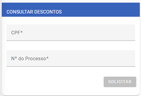 Formulário Descontos Indevidos