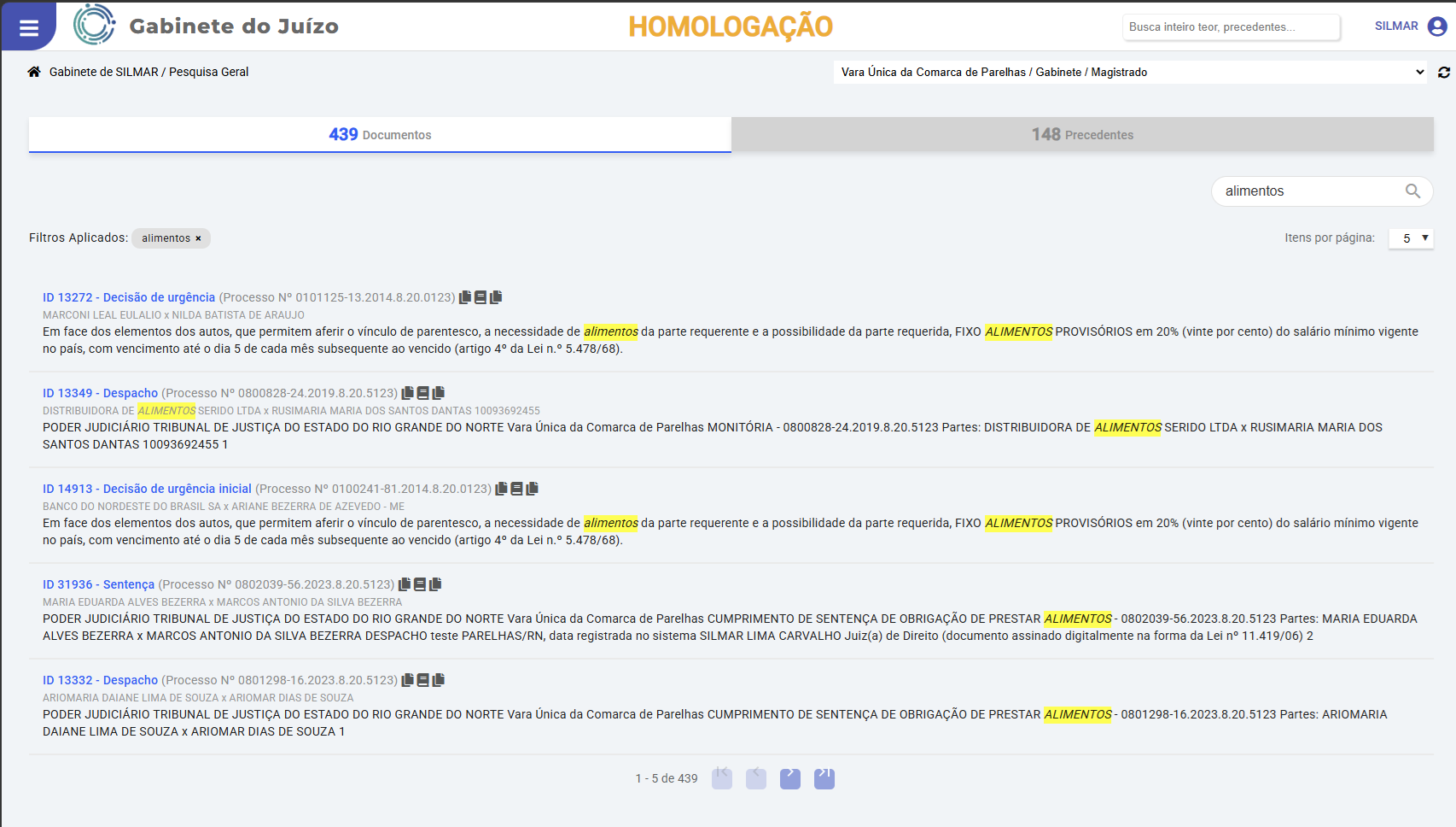 Pesquisa Geral - Documentos