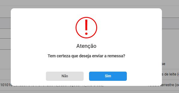 Figura 98 - Modal de confirmação