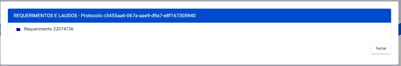 Janela de Visualização de um Dossiê Médico