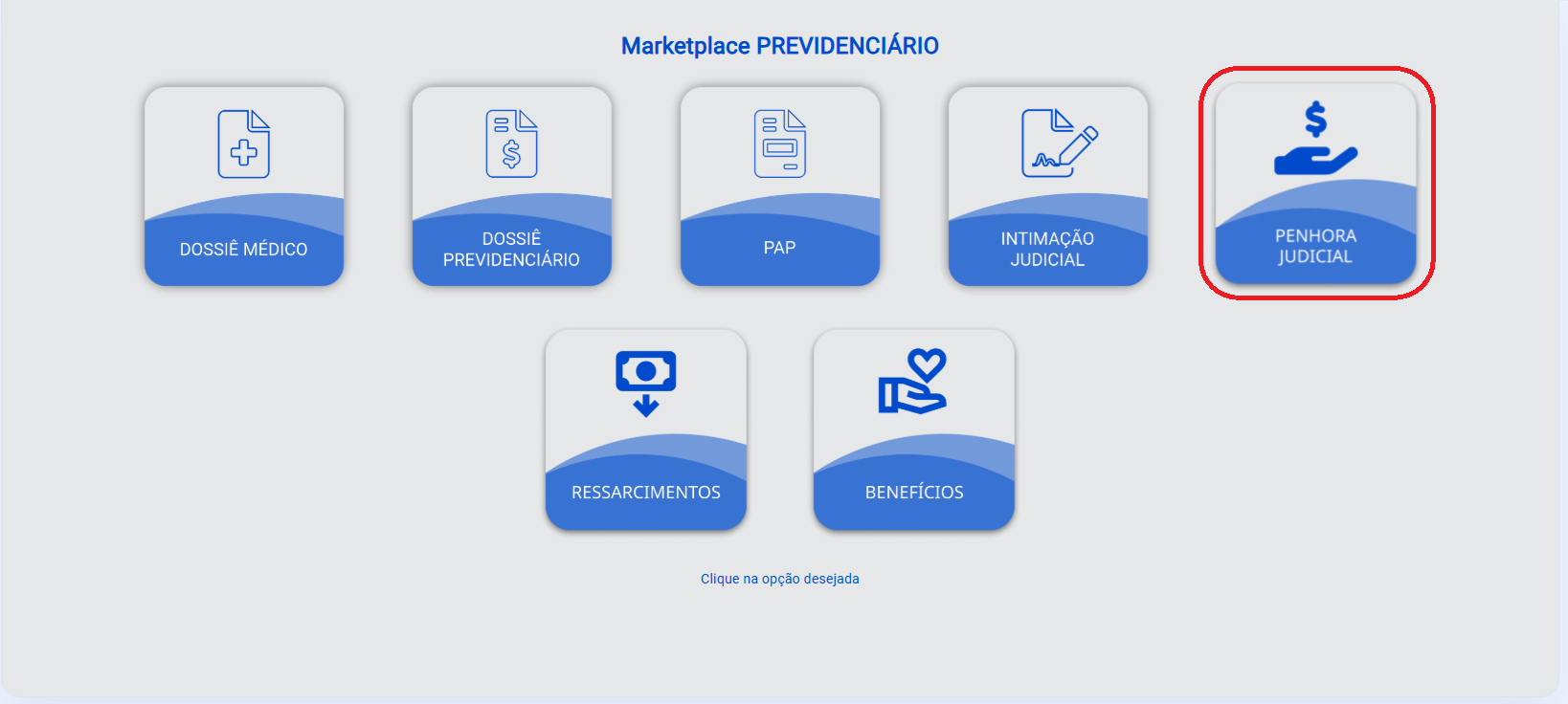 Página inicial Penhora Judicial